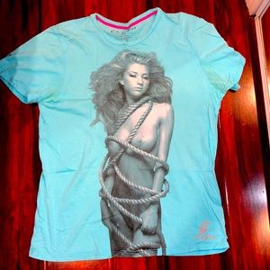 Eleon Light Blue Logo T Shirt Size M